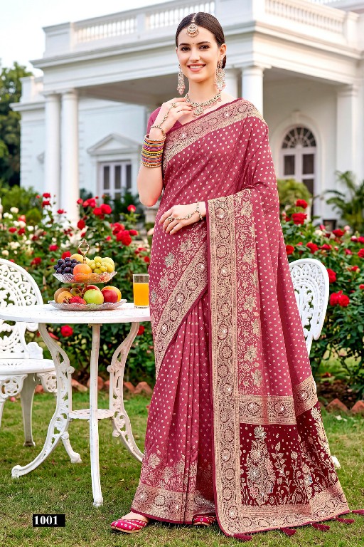 SAROJ PRIYAMILAN SATIN SAROSKI VOL 1 WHOLESALE HEAVY SATIN SILK FESTIVE WEAR INDIAN SAREES FOR WOMEN EXPORTER