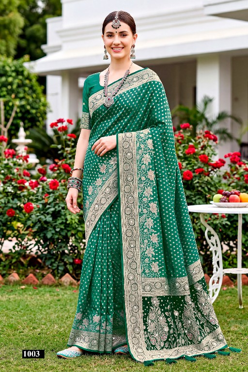 SAROJ PRIYAMILAN SATIN SAROSKI VOL 1 WHOLESALE HEAVY SATIN SILK FESTIVE WEAR INDIAN SAREES FOR WOMEN EXPORTER