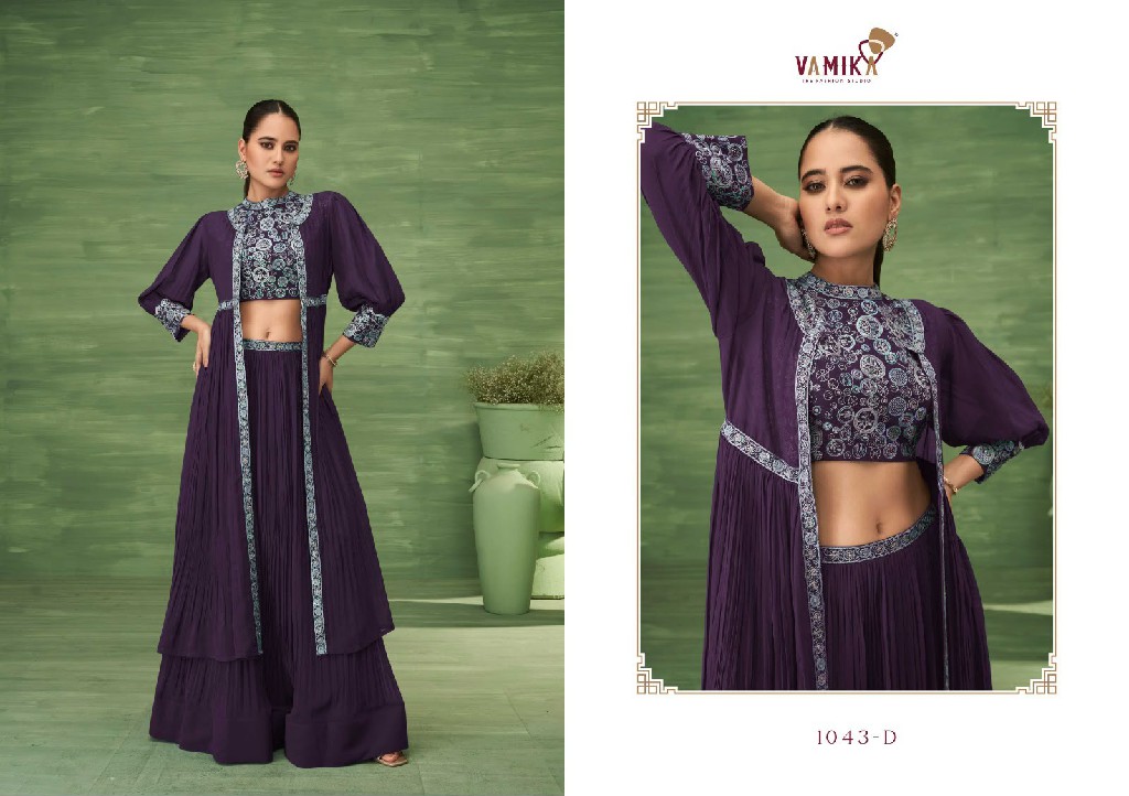 VAMIKA CELEBRITY VOL 5 GOLD WHOLESALE READYMADE PARTY WEAR INDO WESTERN DRESS FOR WOMEN ONLINE