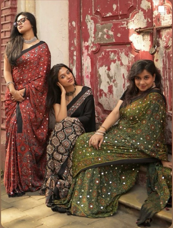 SUDHA LAUNCH GAJJI SILK HEAVY MIRROR WORK BEAUTIFUL INDIAN SAREES FOR WOMEN ONLINE