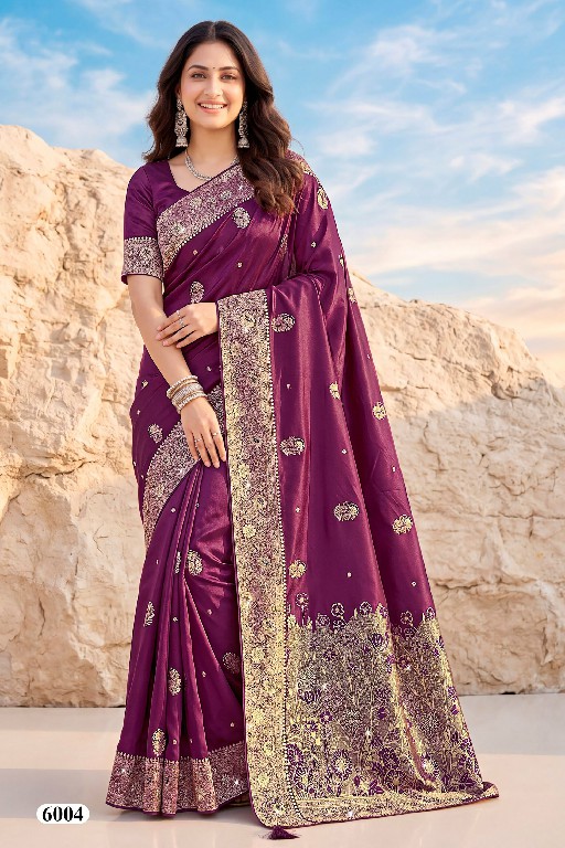 SAROJ ADVIKA SATIN SAROSKI VOL 6 WHOLESALE PURE SATIN SILK GLAMOURS STYLE INDIAN SAREES FOR WOMEN ONLINE