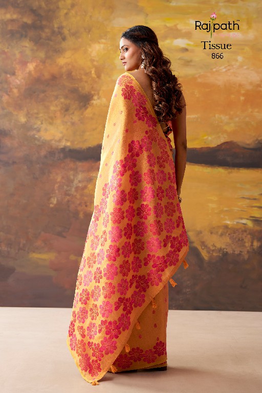 RAJPATH BLOSSOM WHOLESALE TISSUE ELEGANCE INDIAN SAREES FOR WOMEN ONLINE