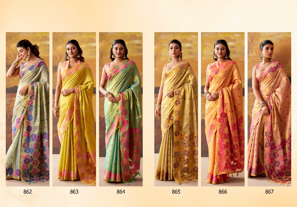 RAJPATH BLOSSOM WHOLESALE TISSUE ELEGANCE INDIAN SAREES FOR WOMEN ONLINE