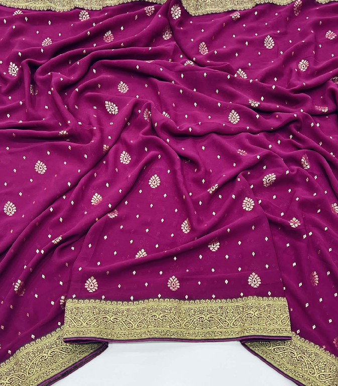 STAVAN DHWANI WHOLESALE HEAVY GEORGETTE FASHIONABLE INDIAN SAREES FOR WOMEN SUPPLIER