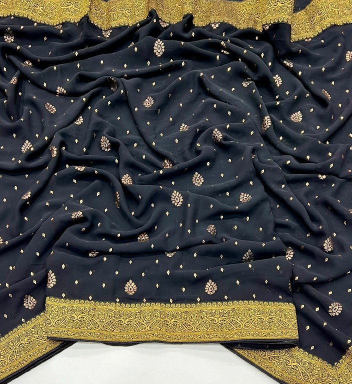 STAVAN DHWANI WHOLESALE HEAVY GEORGETTE FASHIONABLE INDIAN SAREES FOR WOMEN SUPPLIER