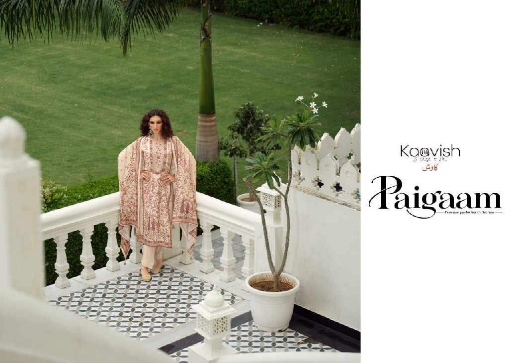 KAAVISH PAIGAAM WHOLESALE VISCOSE PASHMINA WINTER ELEGANT LOOK UNSTITCH SALWAR SUITS EXPORTER