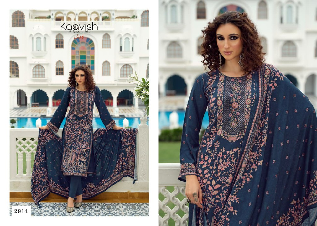 KAAVISH PAIGAAM WHOLESALE VISCOSE PASHMINA WINTER ELEGANT LOOK UNSTITCH SALWAR SUITS EXPORTER