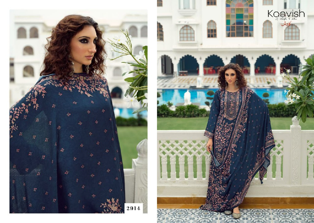 KAAVISH PAIGAAM WHOLESALE VISCOSE PASHMINA WINTER ELEGANT LOOK UNSTITCH SALWAR SUITS EXPORTER