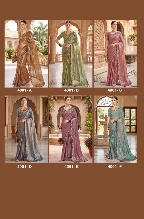 VALLABHI PRINTS RAMA VOL 4 WHOLESALE BRASSO ABSTRACT PRINT SAREES FOR WOMEN EXPORTER