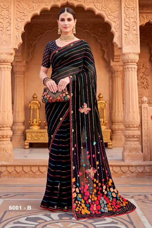 VALLABHI PRINTS SUHANI VOL 6 WHOLESALE WEIGHTLESS FABRIC FLORAL PRINT SAREES FOR WOMEN ONLINE