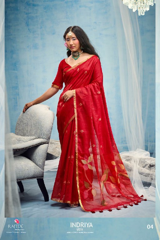 RAJTEX INDRIYA WHOLESALE PURE MUNGA COTTON HANDLOOM WEAVING FESTIVE WEAR INDIAN SAREES FOR WOMEN EXPORTER