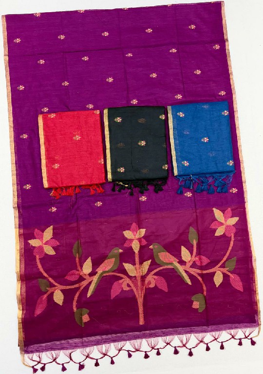 RAJTEX INDRIYA WHOLESALE PURE MUNGA COTTON HANDLOOM WEAVING FESTIVE WEAR INDIAN SAREES FOR WOMEN EXPORTER