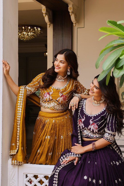 SHREE RAM CREATION D.NO 202 WHOLESALE READYMADE PURE VICHITRA WEDDING FUNCTION WEAR LEHENGA CHOLI FOR EXPORT
