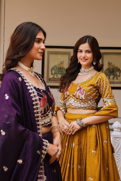 SHREE RAM CREATION D.NO 202 WHOLESALE READYMADE PURE VICHITRA WEDDING FUNCTION WEAR LEHENGA CHOLI FOR EXPORT
