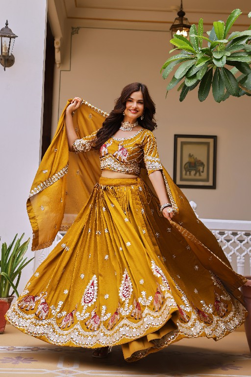 SHREE RAM CREATION D.NO 202 WHOLESALE READYMADE PURE VICHITRA WEDDING FUNCTION WEAR LEHENGA CHOLI FOR EXPORT