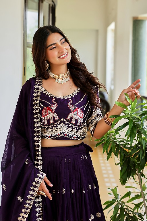 SHREE RAM CREATION D.NO 202 WHOLESALE READYMADE PURE VICHITRA WEDDING FUNCTION WEAR LEHENGA CHOLI FOR EXPORT