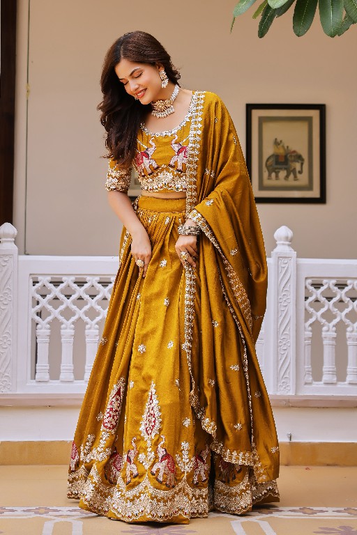 SHREE RAM CREATION D.NO 202 WHOLESALE READYMADE PURE VICHITRA WEDDING FUNCTION WEAR LEHENGA CHOLI FOR EXPORT