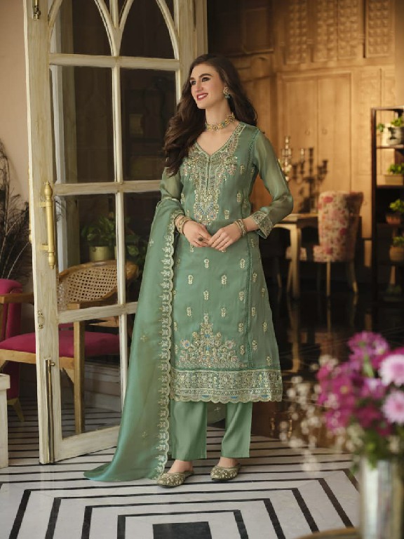 TEXTILEDEAL D.NO 50138 WHOLESALE READYMADE SIMER BITS WORK BIG SIZE ETHNIC WEAR 3 PCS SUITS SUPPLIER