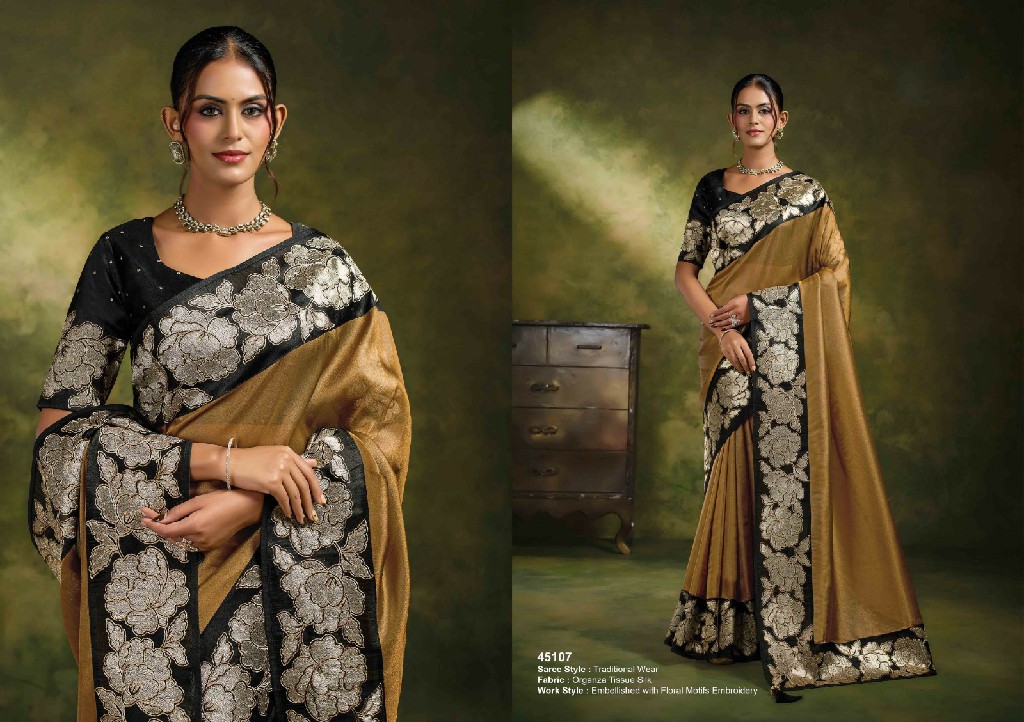 MAHOTSAV NORITA 45100 SAADGI WHOLESALE FESTIVE WEAR DESIGNER SAREES FOR WOMEN EXPORTER