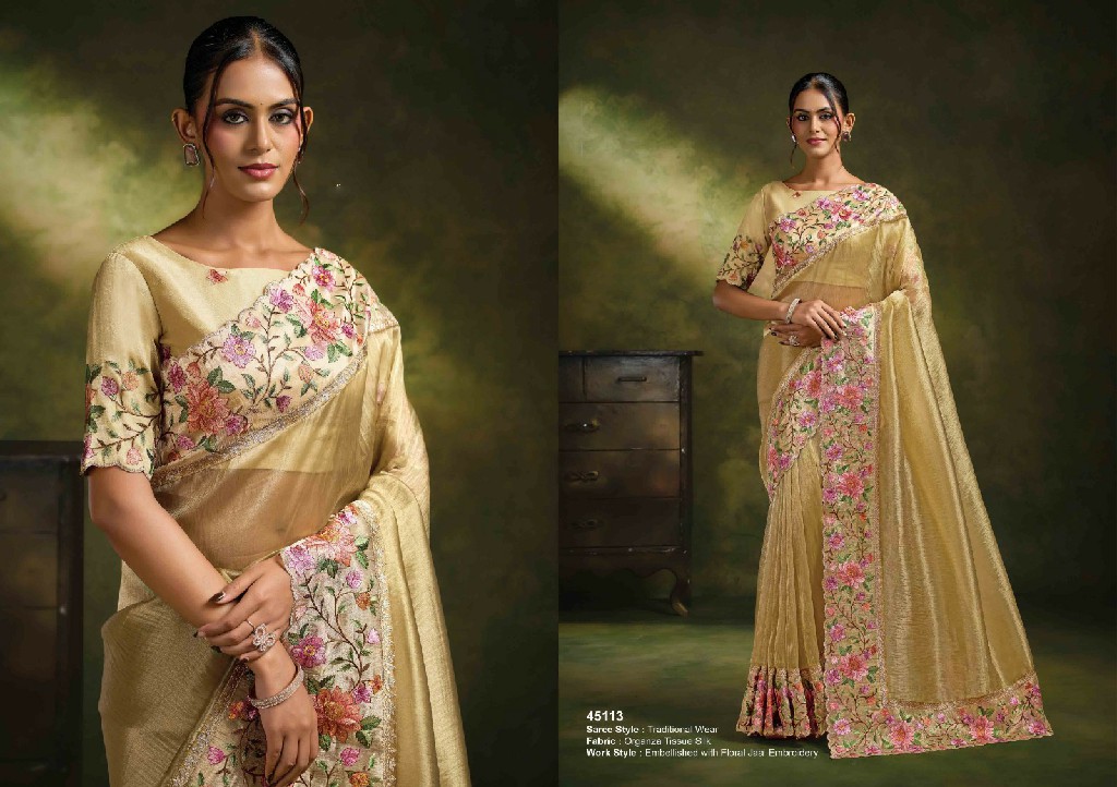 MAHOTSAV NORITA 45100 SAADGI WHOLESALE FESTIVE WEAR DESIGNER SAREES FOR WOMEN EXPORTER