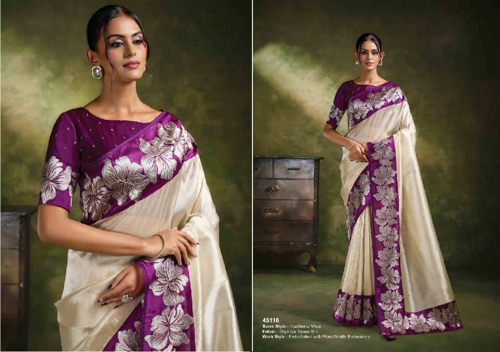 MAHOTSAV NORITA 45100 SAADGI WHOLESALE FESTIVE WEAR DESIGNER SAREES FOR WOMEN EXPORTER