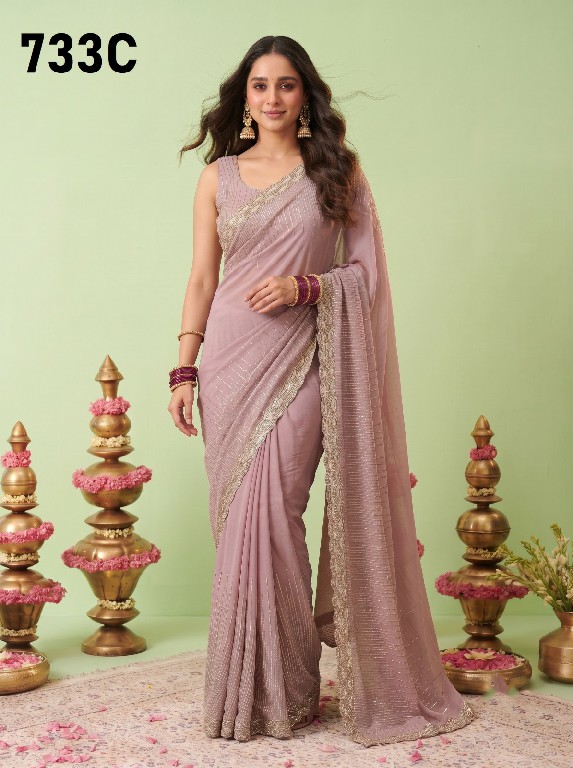 DURGA D.NO 733 COLOURS WHOLESALE BEAUTIFUL PARTY WEAR INDIAN SAREES FOR WOMEN SUPPLIER