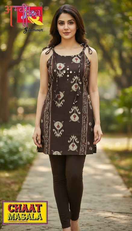 AMBIKA CHAAT MASALA WHOLESALE READYMADE VERICAN MIRROR WORK TRENDY STYLISH COMBO SHORT KURTIS FOR WOMEN ONLINE