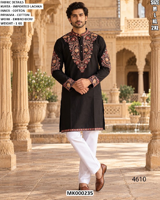 TEXTILEDEAL MK000235 WHOLESALE READYMADE PARTY WEAR KURTA PYJAMA FOR MEN ONLINE