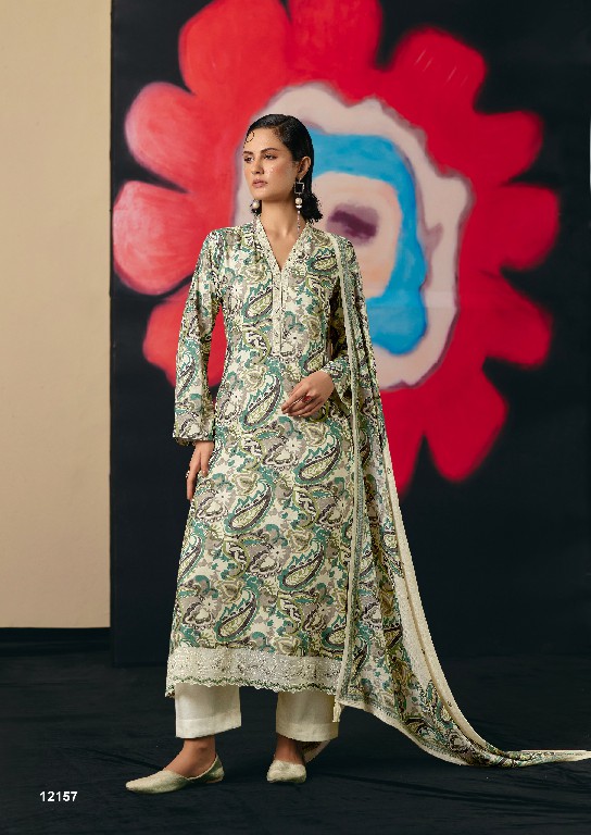 PRM TRENDZ BRIVAA WHOLESALE VISCOSE PASHMINA WINTER COLLECTION UNSTITCH SALWAR SUITS SUPPLIER