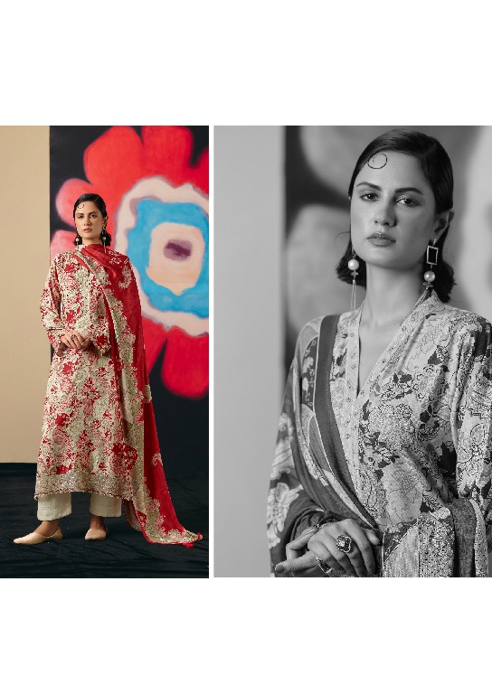 PRM TRENDZ BRIVAA WHOLESALE VISCOSE PASHMINA WINTER COLLECTION UNSTITCH SALWAR SUITS SUPPLIER
