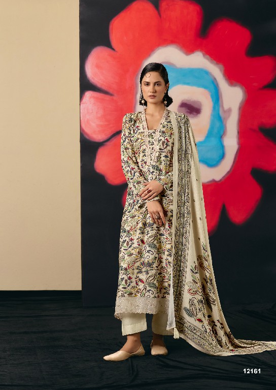 PRM TRENDZ BRIVAA WHOLESALE VISCOSE PASHMINA WINTER COLLECTION UNSTITCH SALWAR SUITS SUPPLIER