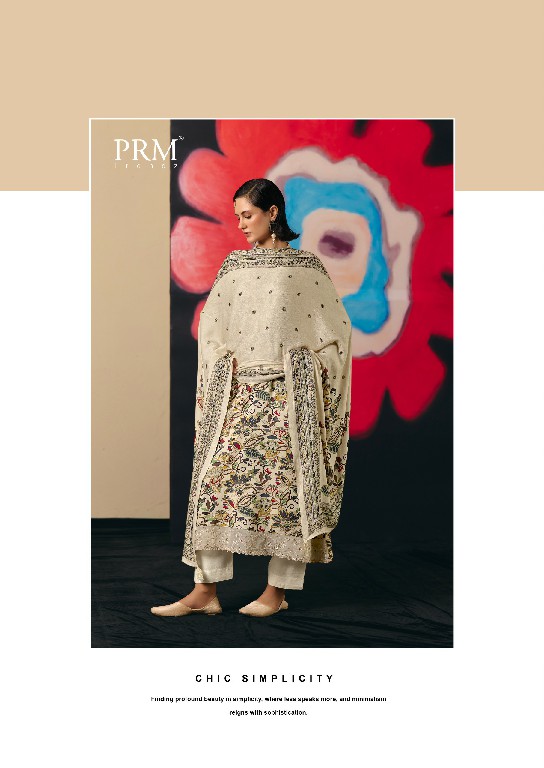 PRM TRENDZ BRIVAA WHOLESALE VISCOSE PASHMINA WINTER COLLECTION UNSTITCH SALWAR SUITS SUPPLIER