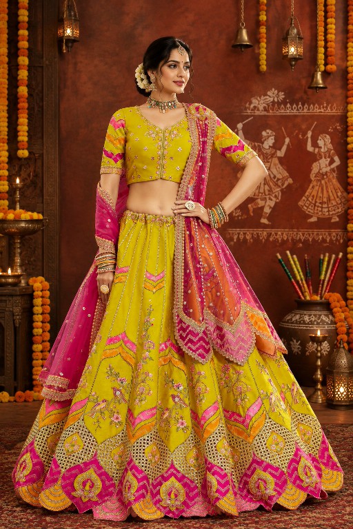 SL FESTIVAL LEHENGA COLLECTION WHOLESALE FANCY SILK BEAUTIFUL LEHENGA CHOLI FOR EVERY OCCASION EXPORTER