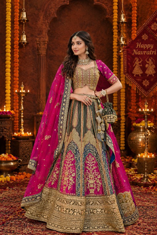 SL FESTIVAL LEHENGA COLLECTION WHOLESALE FANCY SILK BEAUTIFUL LEHENGA CHOLI FOR EVERY OCCASION EXPORTER