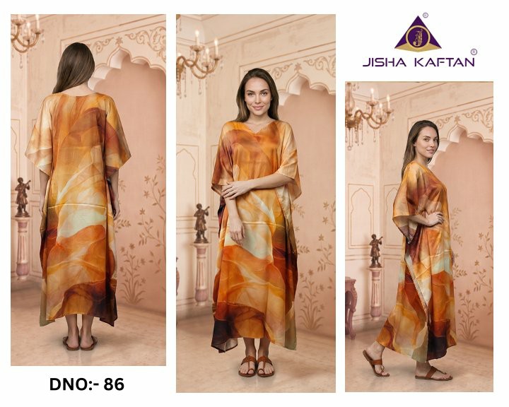 JELITE JISHA KAFTAN SATIN BREEZE VOL 11 WHOLESALE READYMADE JAPAN SATIN BEAUTIFUL KAFTAN STYLE GOWN FOR WOMEN ONLINE