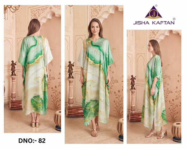 JELITE JISHA KAFTAN SATIN BREEZE VOL 11 WHOLESALE READYMADE JAPAN SATIN BEAUTIFUL KAFTAN STYLE GOWN FOR WOMEN ONLINE