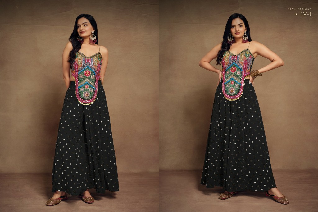 ARYA D.NO SV-1 AND TF-274 WHOLESALE READYMADE TRENDING NAVRATRI COLLECTION FOR WOMEN ONLINE