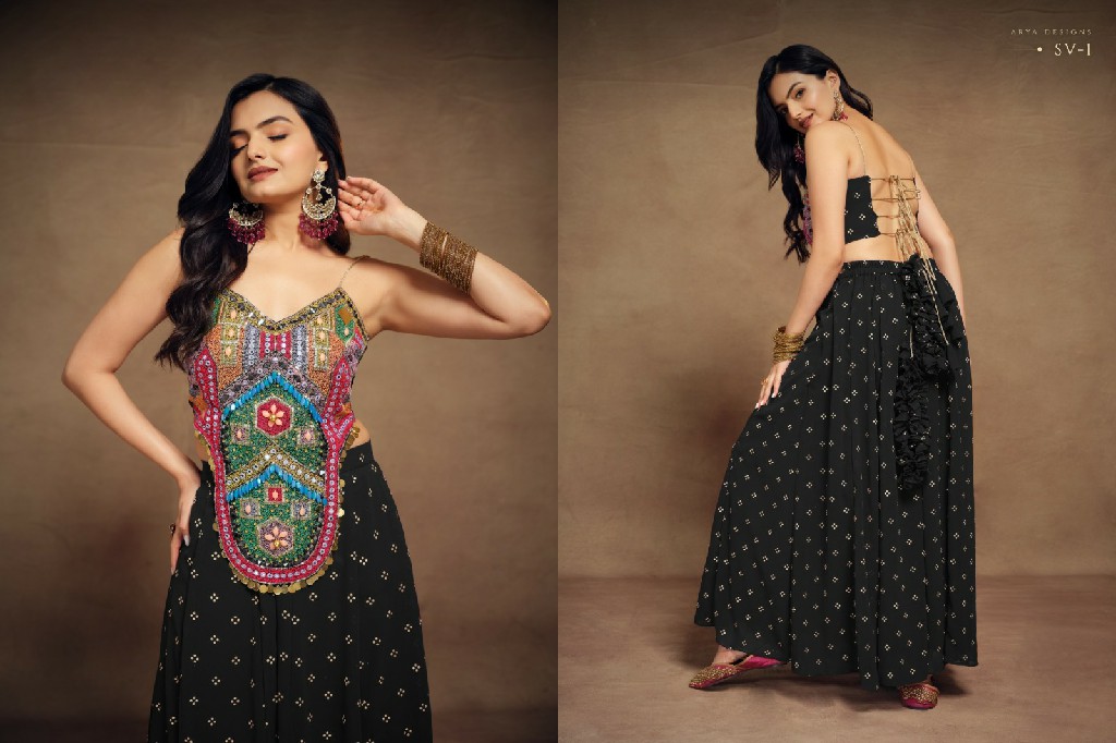ARYA D.NO SV-1 AND TF-274 WHOLESALE READYMADE TRENDING NAVRATRI COLLECTION FOR WOMEN ONLINE