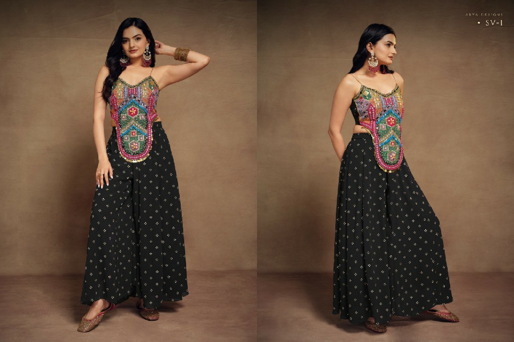 ARYA D.NO SV-1 AND TF-274 WHOLESALE READYMADE TRENDING NAVRATRI COLLECTION FOR WOMEN ONLINE