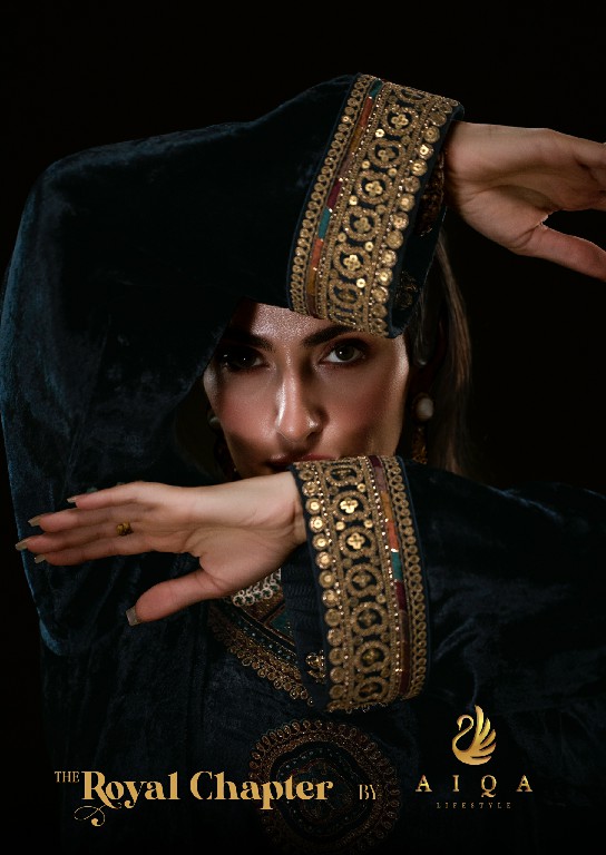 AIQA THE ROYAL CHAPTER WHOLESALE VISCOSE VELVET WINTER SPECIAL UNSTITCH SALWAR SUITS SUPPLIER