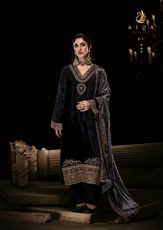 AIQA THE ROYAL CHAPTER WHOLESALE VISCOSE VELVET WINTER SPECIAL UNSTITCH SALWAR SUITS SUPPLIER