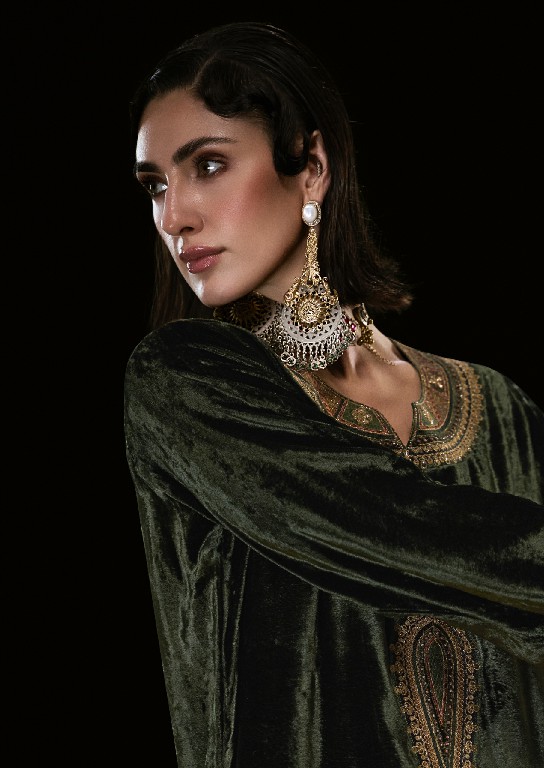 AIQA THE ROYAL CHAPTER WHOLESALE VISCOSE VELVET WINTER SPECIAL UNSTITCH SALWAR SUITS SUPPLIER