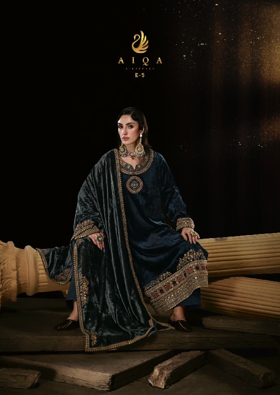 AIQA THE ROYAL CHAPTER WHOLESALE VISCOSE VELVET WINTER SPECIAL UNSTITCH SALWAR SUITS SUPPLIER