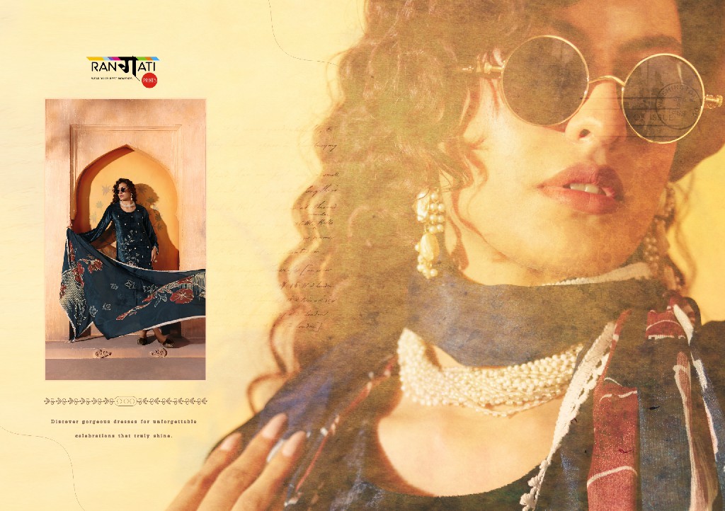 RANGATI PRINTS HIYA WHOLESALE PLUSH VELVET WINTER COLLECTION UNSTITCH SALWAR SUITS EXPORTER