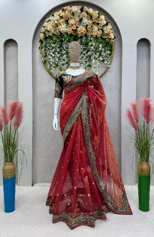 TEXTILEDEAL D.NO KD-470 WHOLESALE JIMMY CHOO BEAUTIFUL DESIGNER SAREES FOR WOMEN SUPPLIER