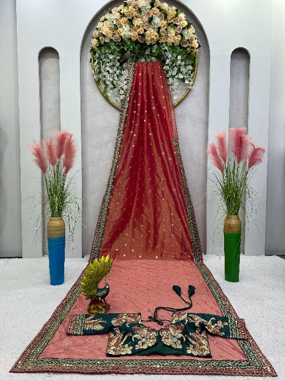 TEXTILEDEAL D.NO KD-470 WHOLESALE JIMMY CHOO BEAUTIFUL DESIGNER SAREES FOR WOMEN SUPPLIER