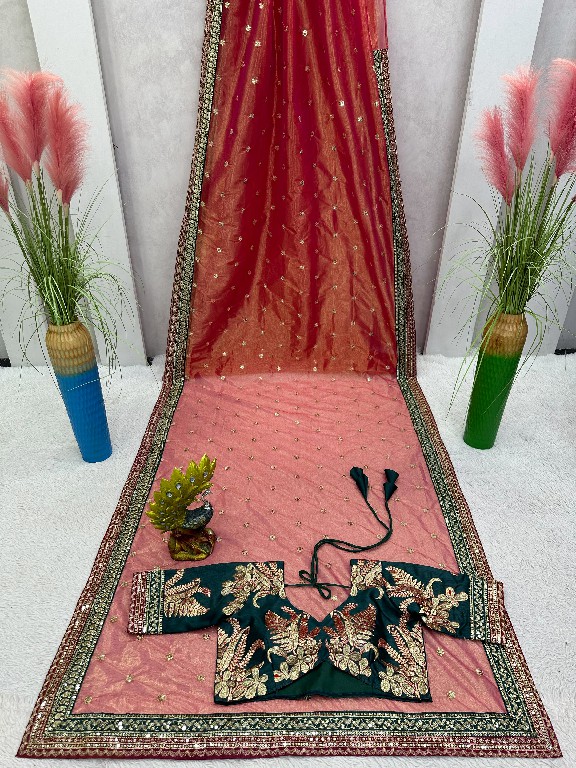 TEXTILEDEAL D.NO KD-470 WHOLESALE JIMMY CHOO BEAUTIFUL DESIGNER SAREES FOR WOMEN SUPPLIER