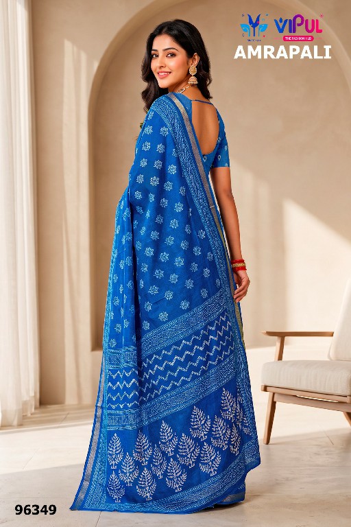 VIPUL AMRAPALI D.NO 96345 TO 96353 WHOLESALE COTTON PRINTED DAILY WEAR SAREES FOR WOMEN ONLINE