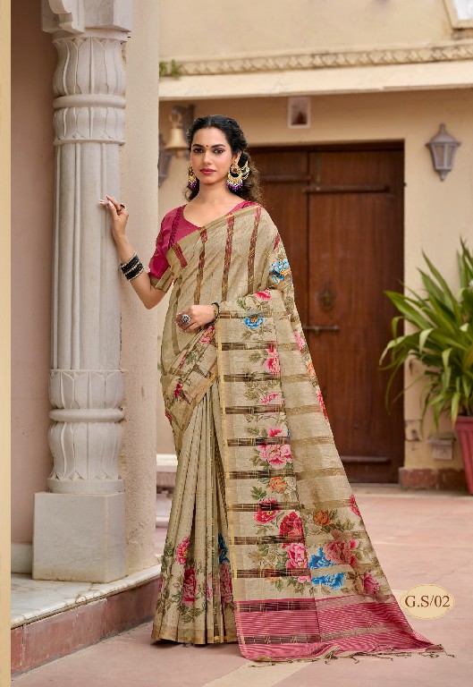 SHREYANS GASE SILK WHOLESALE SOFT TUSSER BASE AMAZING INDIAN SAREES FOR WOMEN ONLINE