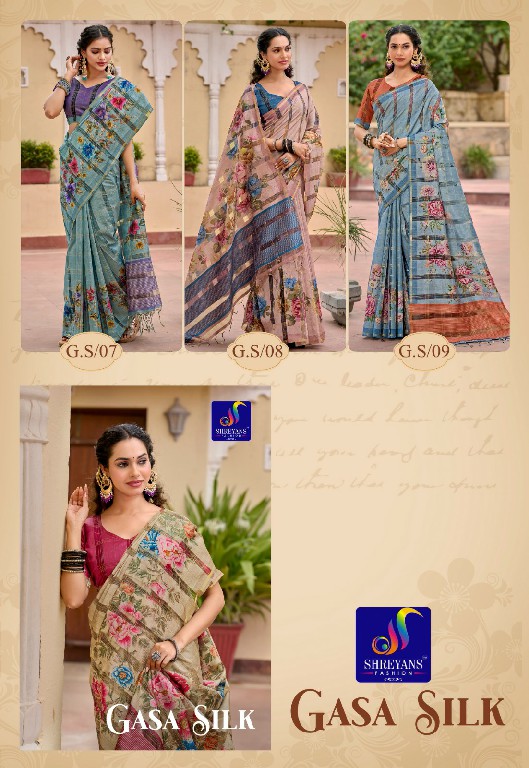 SHREYANS GASE SILK WHOLESALE SOFT TUSSER BASE AMAZING INDIAN SAREES FOR WOMEN ONLINE